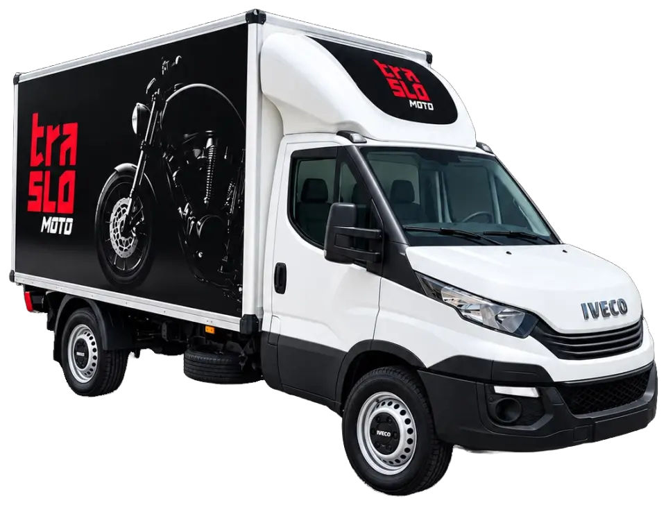 Furgone TrasloMoto allestito per il trasporto moto